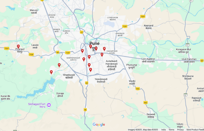 Kaka Halwai Stores Map